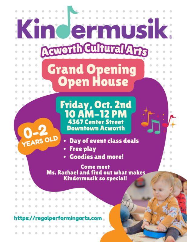 Large graphic showing open house details. October 2nd
